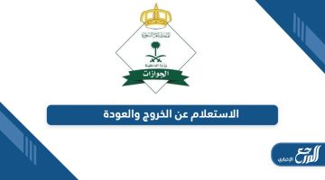 من هنا؛ الاستعلام عن الخروج والعودة في السعودية أون لاين